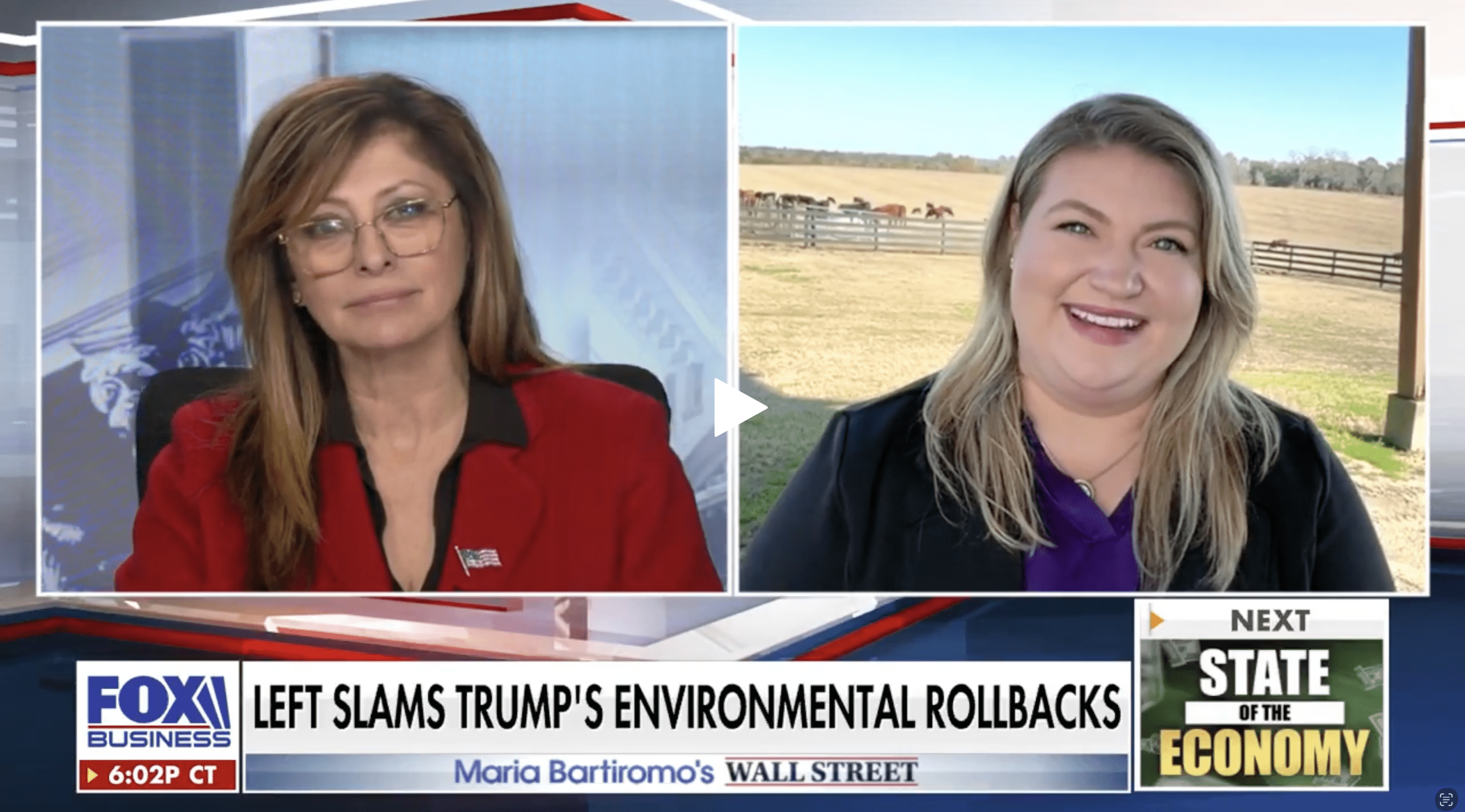 Cammack to Fox Business: "EPA emission rollback is a victory for American workers." 